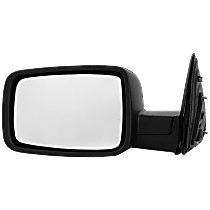 Driver Side Mirror, Non-Towing, Manual Adjust, Manual Folding, Non-Heated, Textured Black, Without Signal Light, Without memory, Without Puddle Light, Without Auto-Dimming, Without Blind Spot Feature