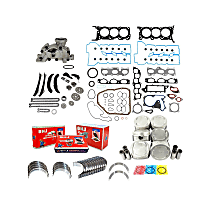 Engine Rebuild Kit, 3.8L, DOHC, 24 Valve, Without Variable Valve Timing Cam Gears, With Pressed Pin Pistons With 65mm Skirt Width - 