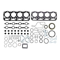 Engine Gasket Set, 8 Cyl 7.3L, EngineVin : F, Turbocharged, OHV, DIESEL, Power-Stroke, 16 Valve, Without Valve Cover Gaskets - 