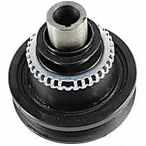 Harmonic Balancer, 6 Cyl 4.0L, Includes Pulley - 