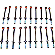 HBK3154 DNJ Cylinder Head Bolt Cylinder Head Bolt, Set of 20