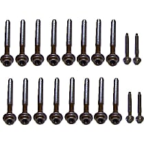 HBK428 DNJ Cylinder Head Bolt Cylinder Head Bolt, Set of 16
