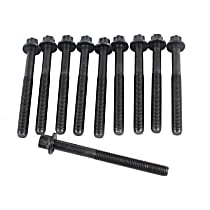 HBK657 DNJ Cylinder Head Bolt Cylinder Head Bolt, Set of 10