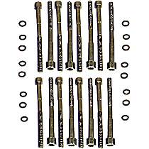 HBK968 DNJ Cylinder Head Bolt Cylinder Head Bolt, Set of 16