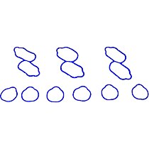 Intake Manifold Gasket, 6 Cyl 3.0L - 