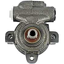 Power Steering Pump, With Pressed-On Pulley, 6 Cyl 2.5L, Without Reservoir, Without Pulley, DNJ Power Steering Pump - 