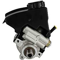 Power Steering Pump, EngineVin : M, OHV, 12 Valve, With Reservoir, 6 Cyl 3.1L, Without Pulley, DNJ Power Steering Pump - 