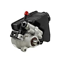 Power Steering Pump, EngineVin : M, OHV, 12 Valve, With Reservoir, 6 Cyl 3.1L, Without Pulley, DNJ Power Steering Pump - 