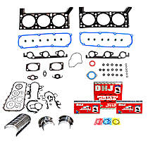 Engine Rebuild Kit, 6 Cyl 3.3L, Eng. VIN: R, OHV, 12 Valve, Engines With Plastic Valve Covers, Without Int. Gaskets - 