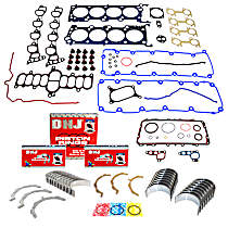 Engine Rebuild Kit, 8 Cyl 4.6L, Eng. VIN: 6, SOHC, With Triton (Windsor) Engine, 16 Valve, With Pins Inside Rubber Beads Of Int. Gaskets - 