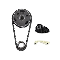 Timing Chain Kit, OHV, 16 valve, With VVT Cam Gear(s), 8 Cyl 5.7L - 