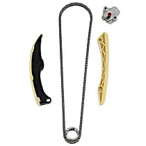 Timing Chain Kit, Turbocharged, DOHC, 16 Valve, Without Vvt Cam Gear(S), 4 Cyl 1.6L, OE Replacement Series - 