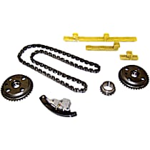 Timing Chain Kit, With Guides & Tensioner, 4 Cyl 2.3L