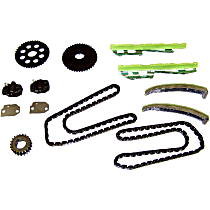 Timing Chain Kit, With 3 Bolt Chain Guides, 8 Cyl 4.6L