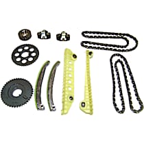 Timing Chain Kit, With Cast Iron Tensioners With 2 Bolt Chain Guides, 8 Cyl 4.6L