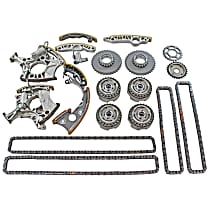 Timing Chain Kit, Eng. Designation: BKH, DOHC, 24 Valve, With Variable Valve Timing Cam Gears, 6 Cyl 3.2L