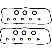 Valve Cover Gasket, SOHC Engine, 24 Valve, With Spark Plug Tube Seals Grommets If Applicable, 6 Cyl 3.5L