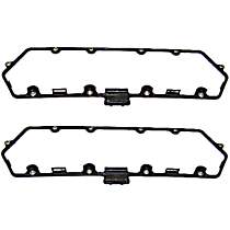 Valve Cover Gasket, VIN F, Turbocharged, OHV Engine, DIESEL, With Power-Stroke Engine, 16 Valve, Without Spark Plug Tube Seals Grommets, 8 Cyl 7.3L