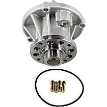Water Pump, Eng. VIN: P, Turbocharged, OHV, DIESEL, With Power-Stroke Engine, 32 Valve, New, 8 Cyl 6.0L, DNJ Water Pump - 