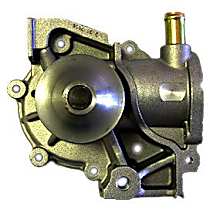 Water Pump, enginedesignationname : EJ253; Naturally Aspirated; SOHC; valvesperengine :16; Thermostat Vertical; 1 Outlet, New, 4 Cyl 2.5L, OE Replacement Series - 
