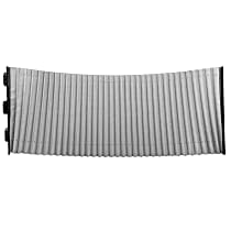 Sun Shade - Silver, Fabric, Universal, Sold individually - Fits 19 in. to 21 in.