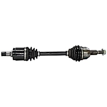 Front, Driver Side Axle Assembly, All Wheel Drive, New, AWD, 3.5L 6Cyl