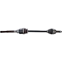 Front, Passenger Side Axle Assembly, Four Wheel Drive, New, 4WD