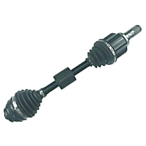 Front, Driver Side Axle Assembly, Turbocharged, GAS Front Wheel Drive, New, FWD, 1.5L 3Cyl Manual, Transaxle, Hatchback, OE Replacement Series