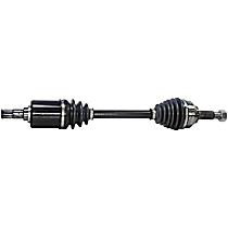 Front, Driver Side Axle Assembly, Naturally Aspirated, GAS Front Wheel Drive,  ; Ref#60-6262, New, FWD, 2.5L 4Cyl Automatic CVT, Transaxle, Sedan
