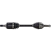 Front, Driver Side Axle Assembly, Automatic CVT , 1.8L 4Cyl, New, Transaxle