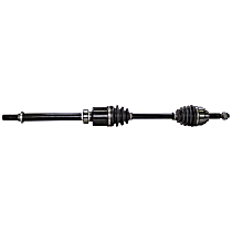 Front, Passenger Side Axle Assembly, Automatic CVT , 1.8L 4Cyl, New, Transaxle