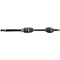 Front, Passenger Side Axle Assembly, -Speed; Manual , 1.8L 4Cyl, New, Transaxle, 6