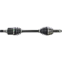 Front, Driver Side Axle Assembly, New, 2.4L 4Cyl Automatic CVT, Transaxle
