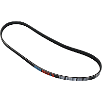 Air Conditioning and Power Steering Serpentine belt, 4 Cyl 1.6L - Air Conditioning and Power Steering