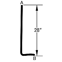 Heater Hose, Heater To Engine - 