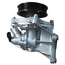 Water Pump, with Back Housing, New, 4 Cyl 2.0L - 