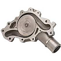 Water Pump, with Drilled and Tapped Hub for Bolt on Pulley and Fan, New, 8 Cyl 6.5L, OE Replacement Series - 
