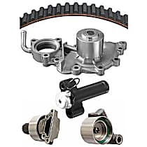 Timing Belt Kit, With By-Pass Tube, Supersedes Wp240K1A; Water Pump Driven By Timing Belt, Water Pump Included, 6 Cyl 3.0L - 