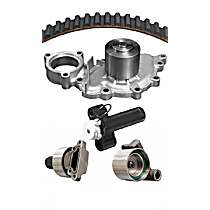 Timing Belt Kit, without By-Pass Tube, Supersedes WP240K1B, Water Pump Included, 6 Cyl 3.0L - 