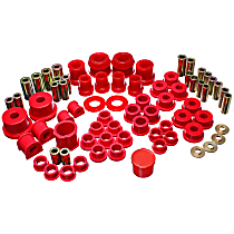 11.18104R Master Bushing Kit - Red, Polyurethane, Direct Fit, Kit