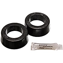 15.2114G Leaf Spring Plate Bushing - Black, Polyurethane, Direct Fit