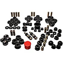 Master Bushing Kit - Black, Polyurethane, Direct Fit, Kit