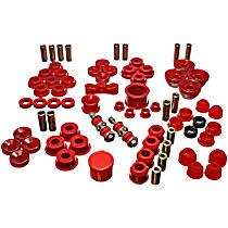 Master Bushing Kit - Red, Polyurethane, Direct Fit, Kit