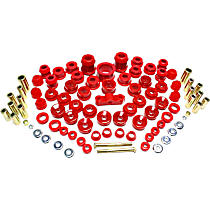 Master Bushing Kit - Red, Polyurethane, Direct Fit, Kit