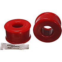 16.7107R Trailing Arm Bushing - Red, Polyurethane, Direct Fit, Set of 2