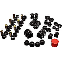 Master Bushing Kit - Black, Polyurethane, Direct Fit, Kit