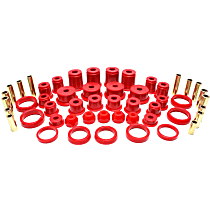 2.18105R Master Bushing Kit - Red, Polyurethane, Direct Fit, Kit