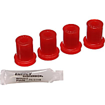 2.2117R Shackle Bushing - Red, Polyurethane, Direct Fit