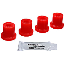 2.2118R Shackle Bushing - Red, Polyurethane, Direct Fit