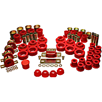 3.18108R Master Bushing Kit - Red, Polyurethane, Direct Fit, Kit